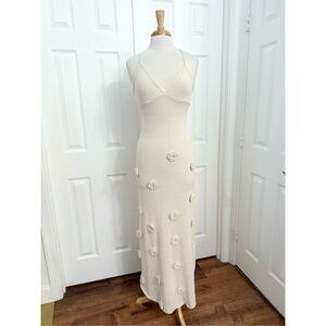 Elegant Cream Maxi Dress